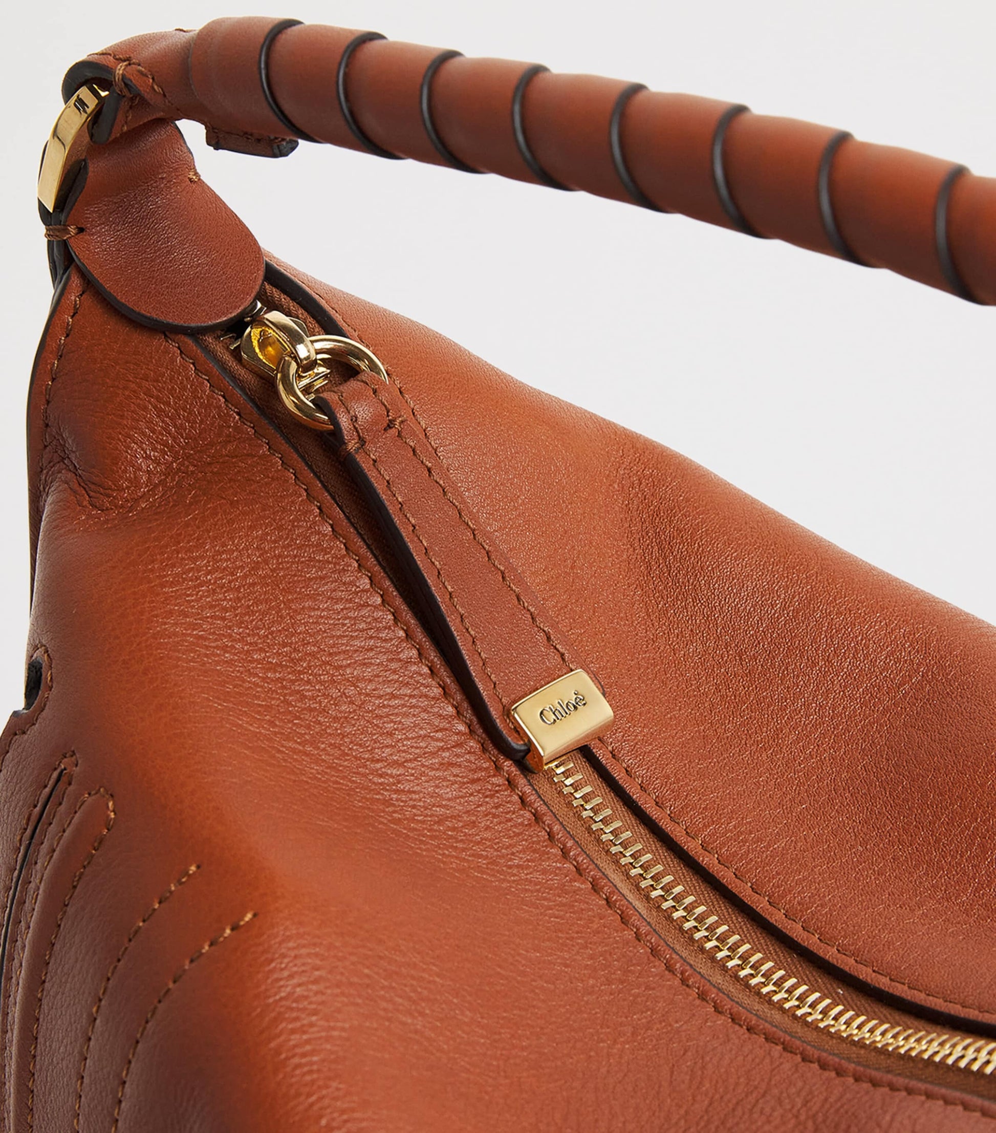 Medium Leather Marcie Shoulder Bag