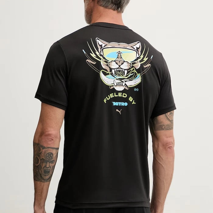 Puma erkek antrenman tişörtü Run Nitro Graphic