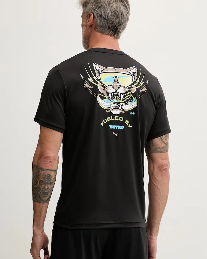 Puma erkek antrenman tişörtü Run Nitro Graphic