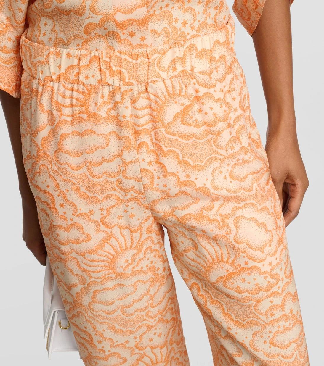 Stella McCartney - Mid-rise silk pants
