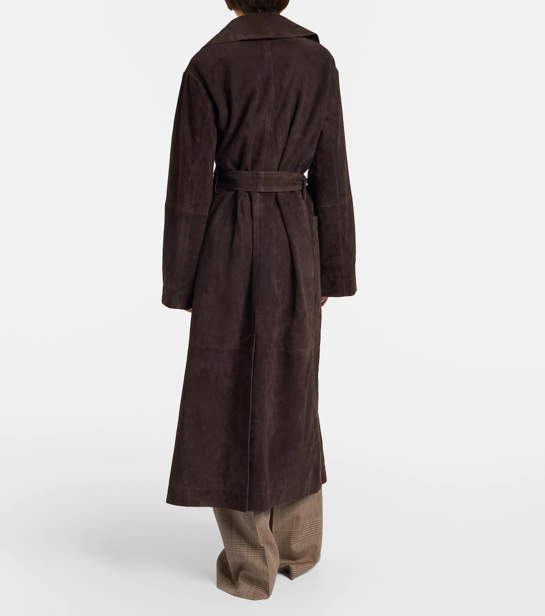 Róhe - Suede wrap coat