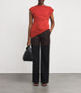 Asymmetric Draped Ando Top