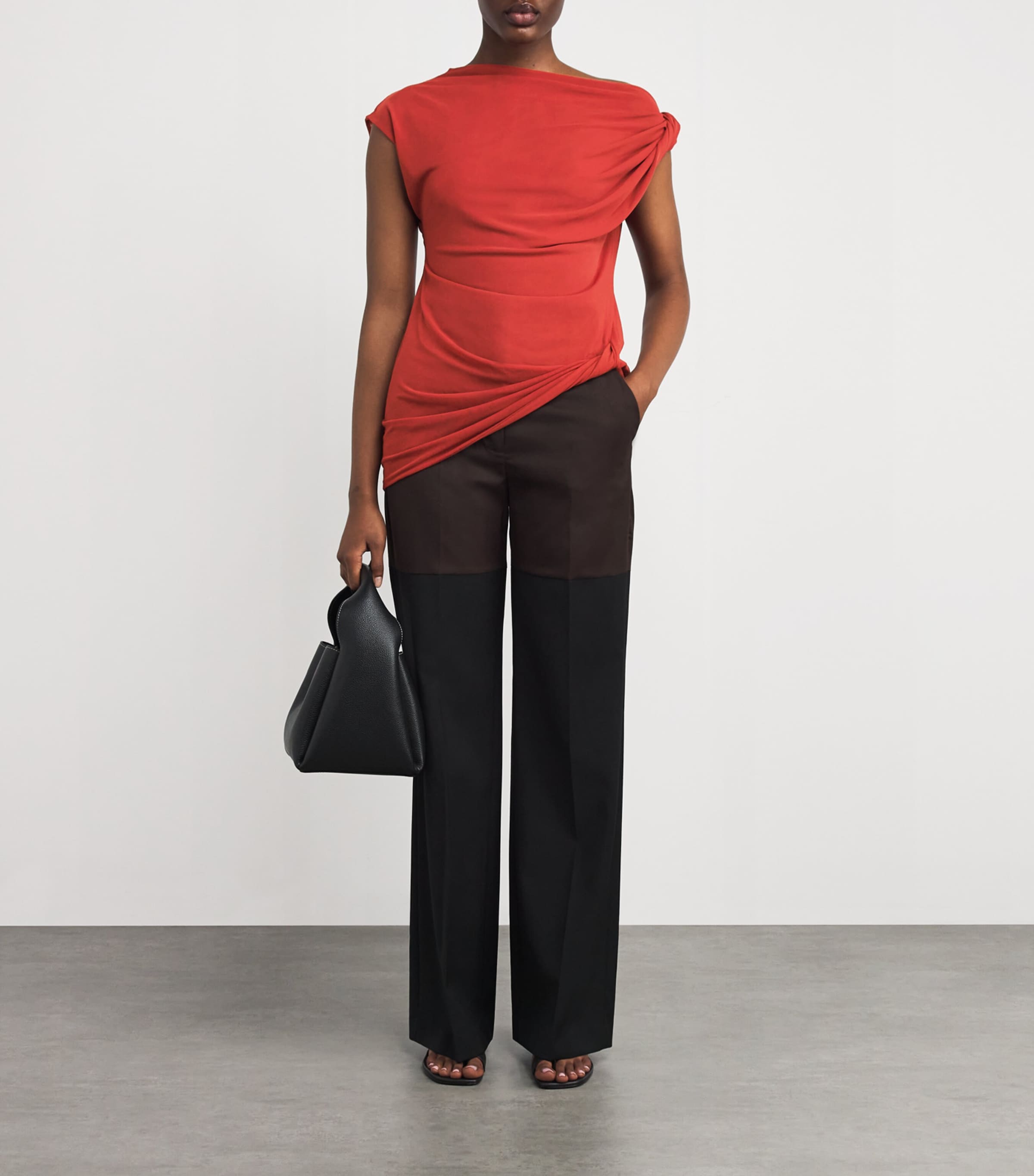 Asymmetric Draped Ando Top