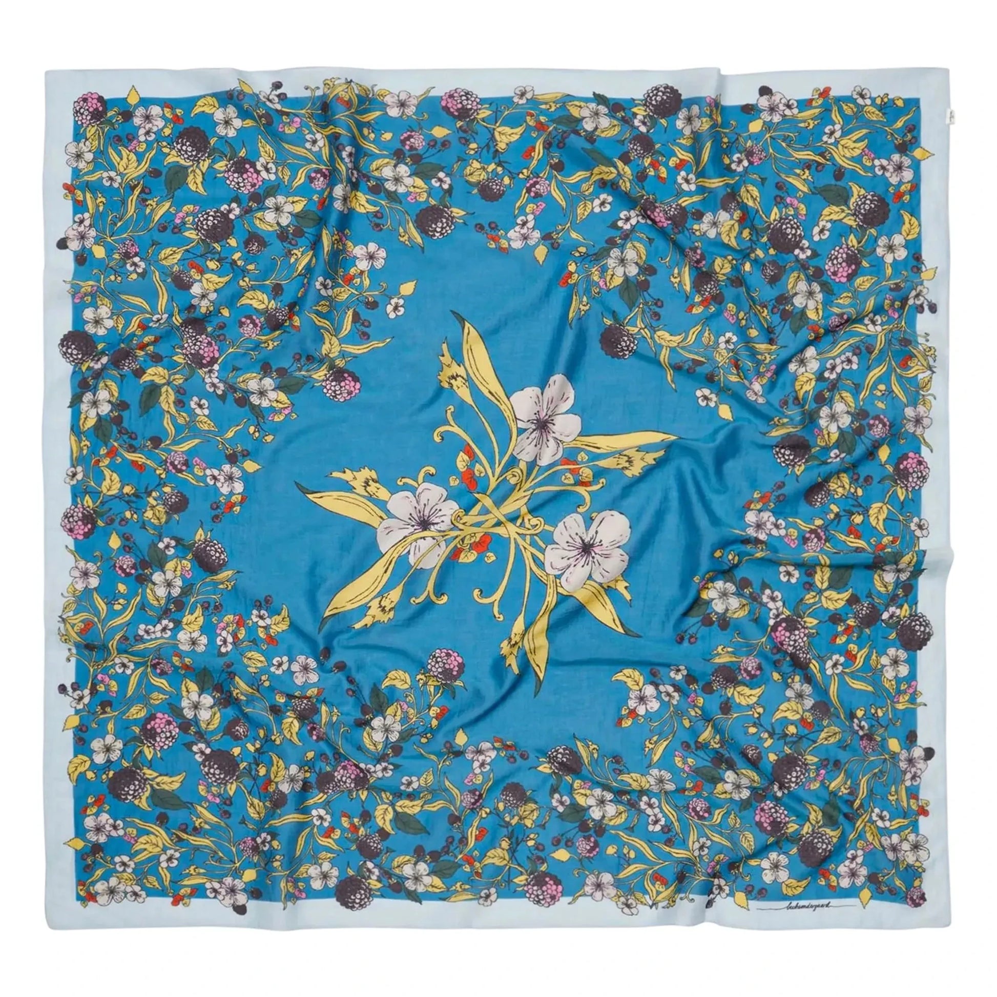 Becksöndergaard - Bromflora scarf | Blue
