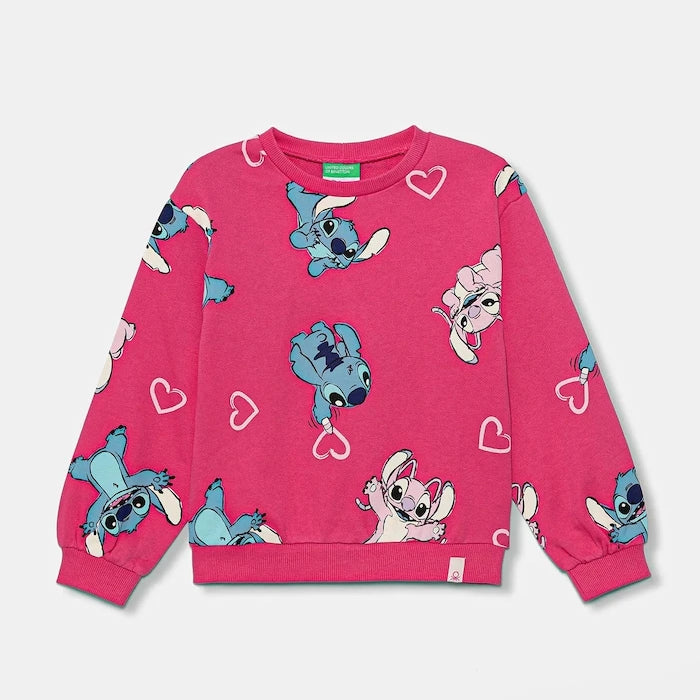 United Colors of Benetton Çocuk Pamuklu Sweatshirt
