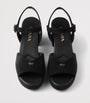 Prada Suede Padded Heeled Sandals 65