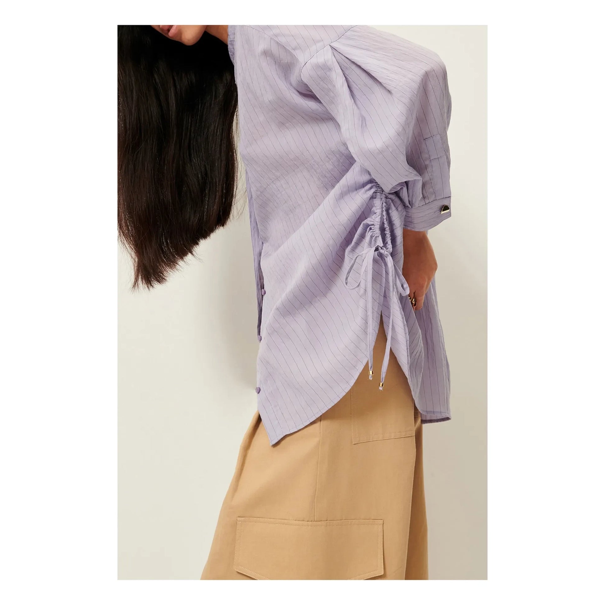 Sessùn - Danie Stripes Shirt | Lilac