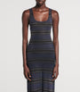 Balenciaga Black Cotton-Blend Tank Top Maxi Dress