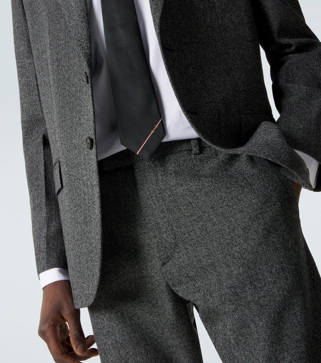 Gucci - Horsebit silk jacquard tie
