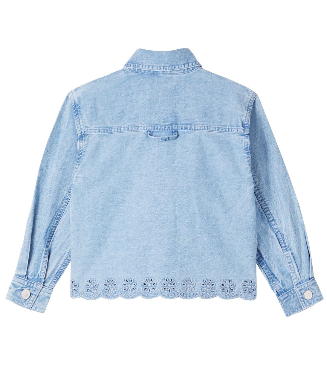 The New Society - Niobe embroidered denim jacket