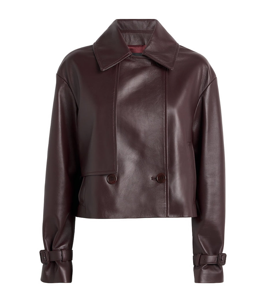 Red Blaise Leather Jacket