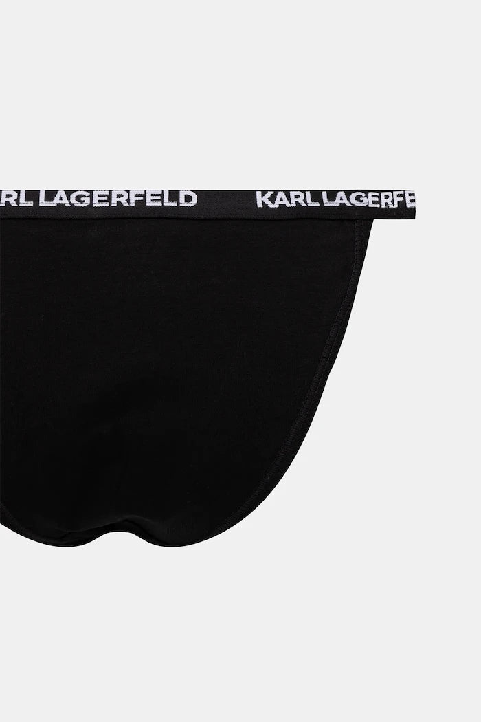 Karl Lagerfeld pamuklu elastanlı kadın bikini külot 3'lü