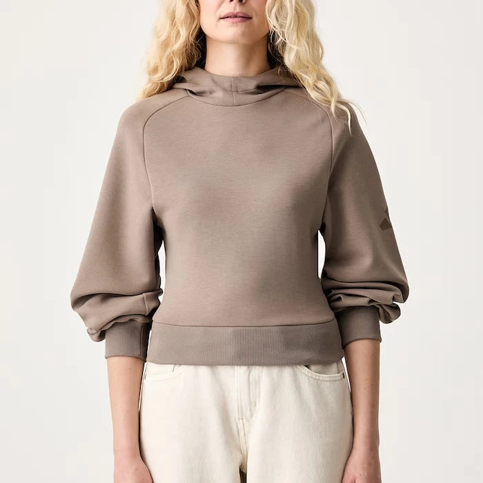 adidas kadın kapüşonlu modal Soft Lux sweatshirt