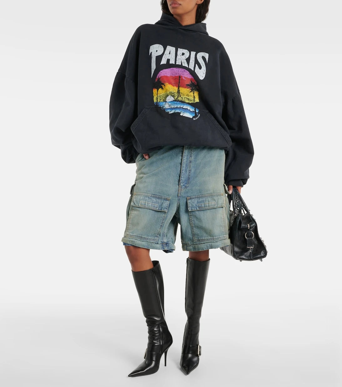Balenciaga - Mid-rise cargo jeans