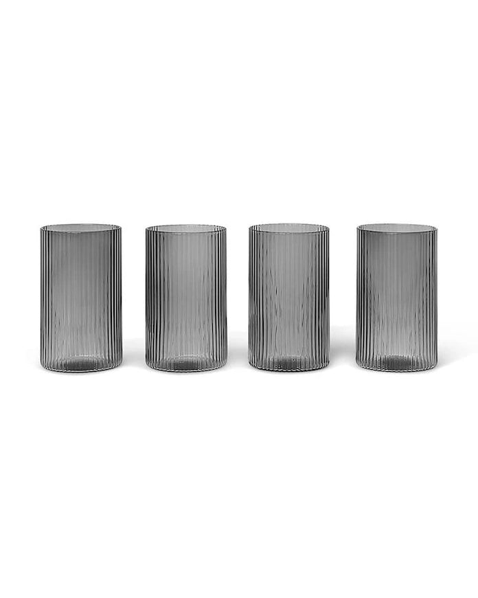 ferm LIVING Ripple Verrines 140 ml Bardak Seti (4 Parça)