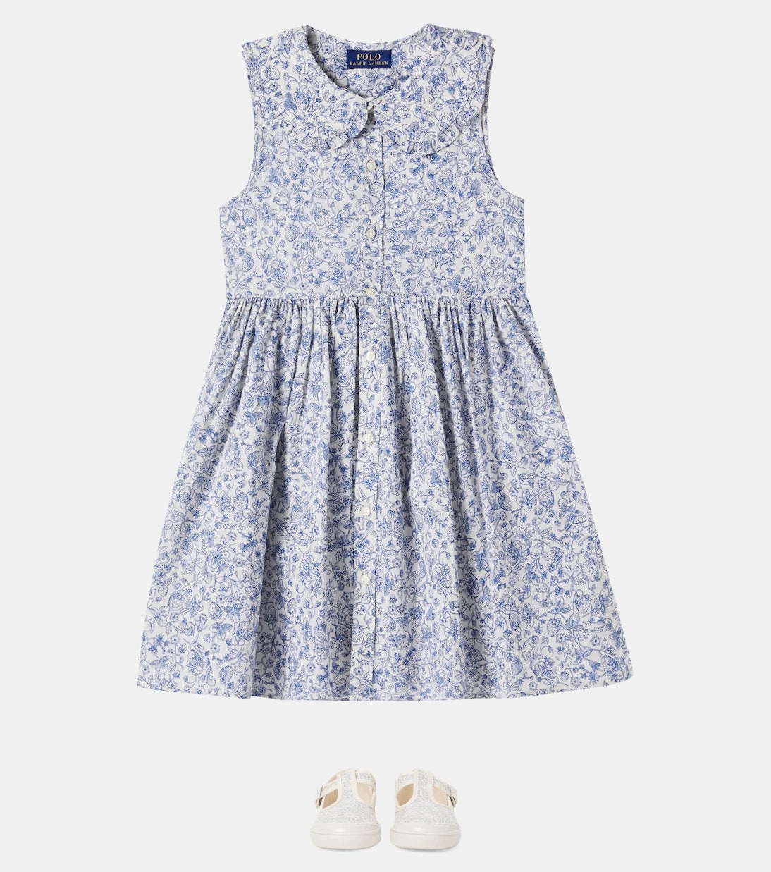 Polo Ralph Lauren Kids - Printed cotton dress