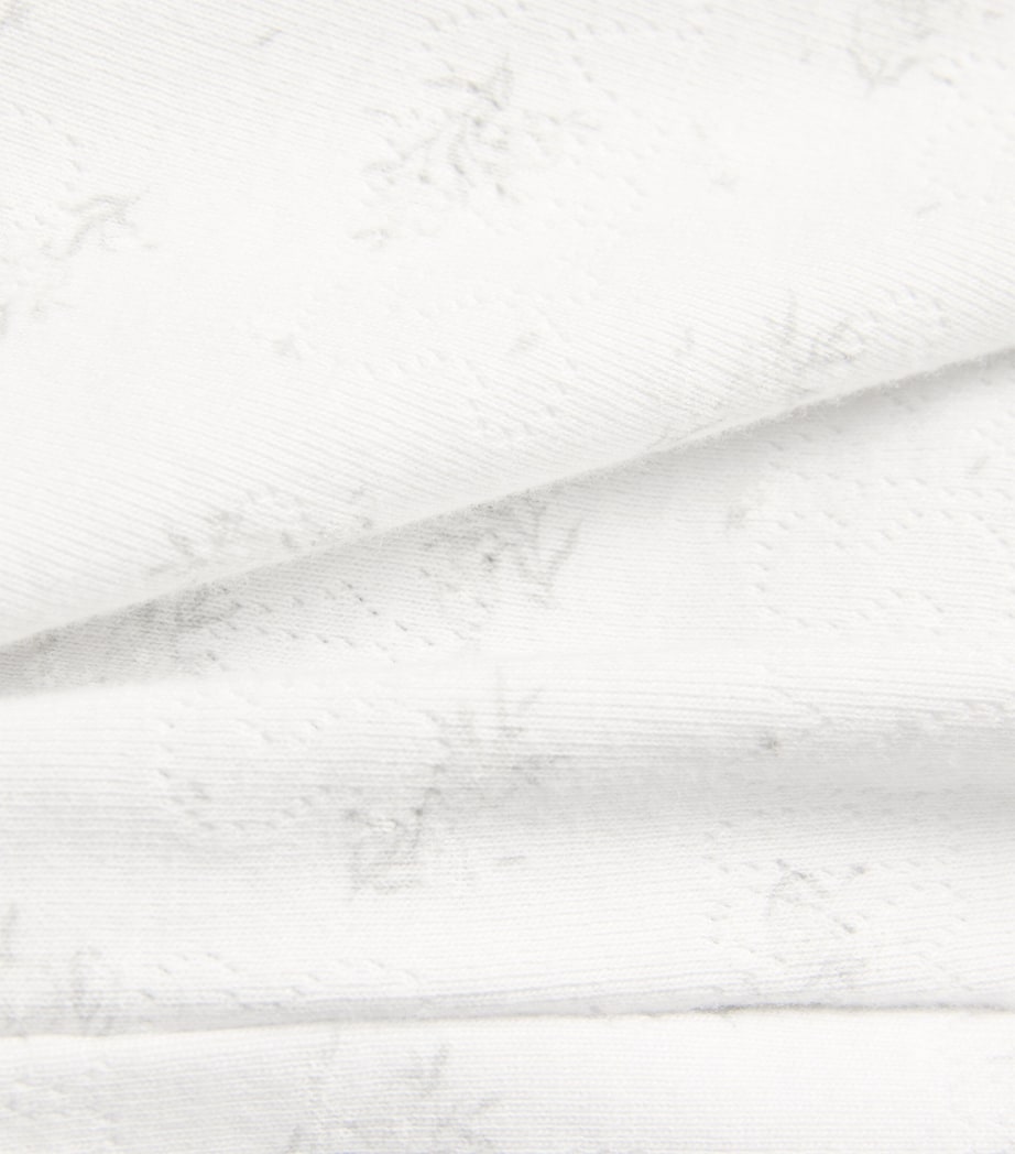 Pointelle Long-Sleeve Pyjama Set PACIFIC FLORAL PRINT