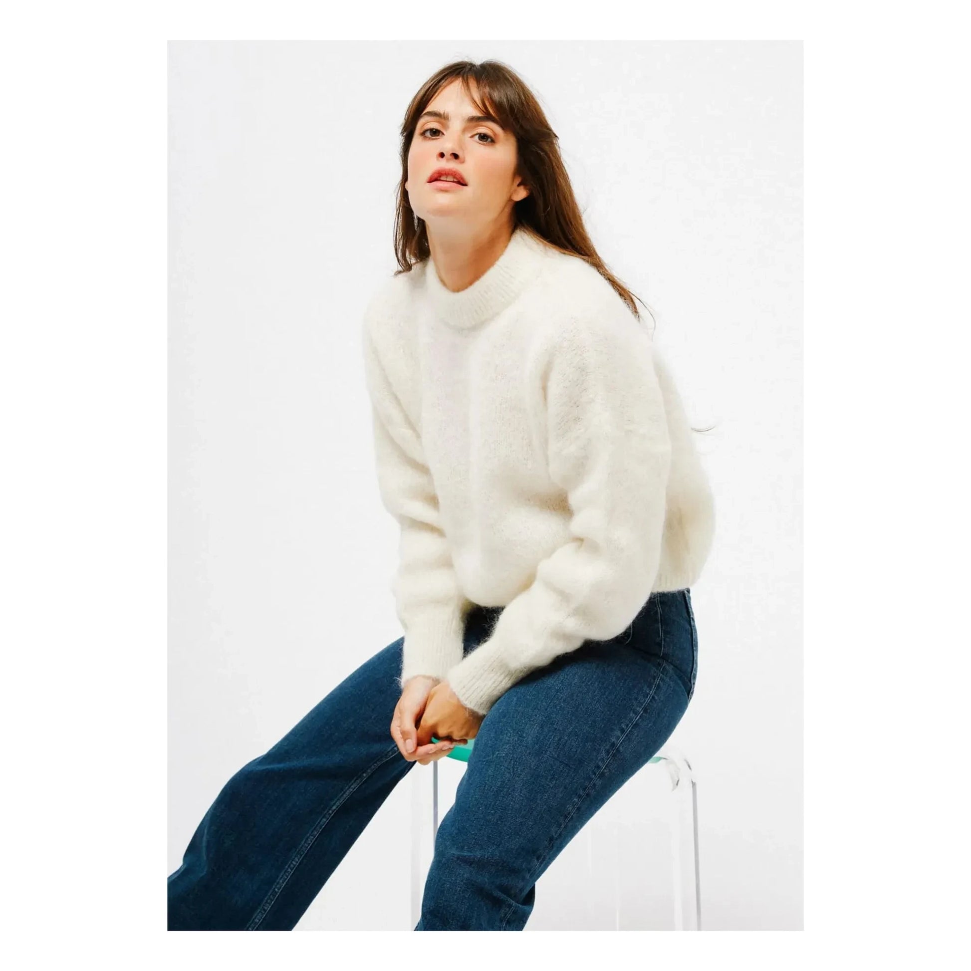 Surprise Paris - Jane Super Kid Mohair sweater | Cream