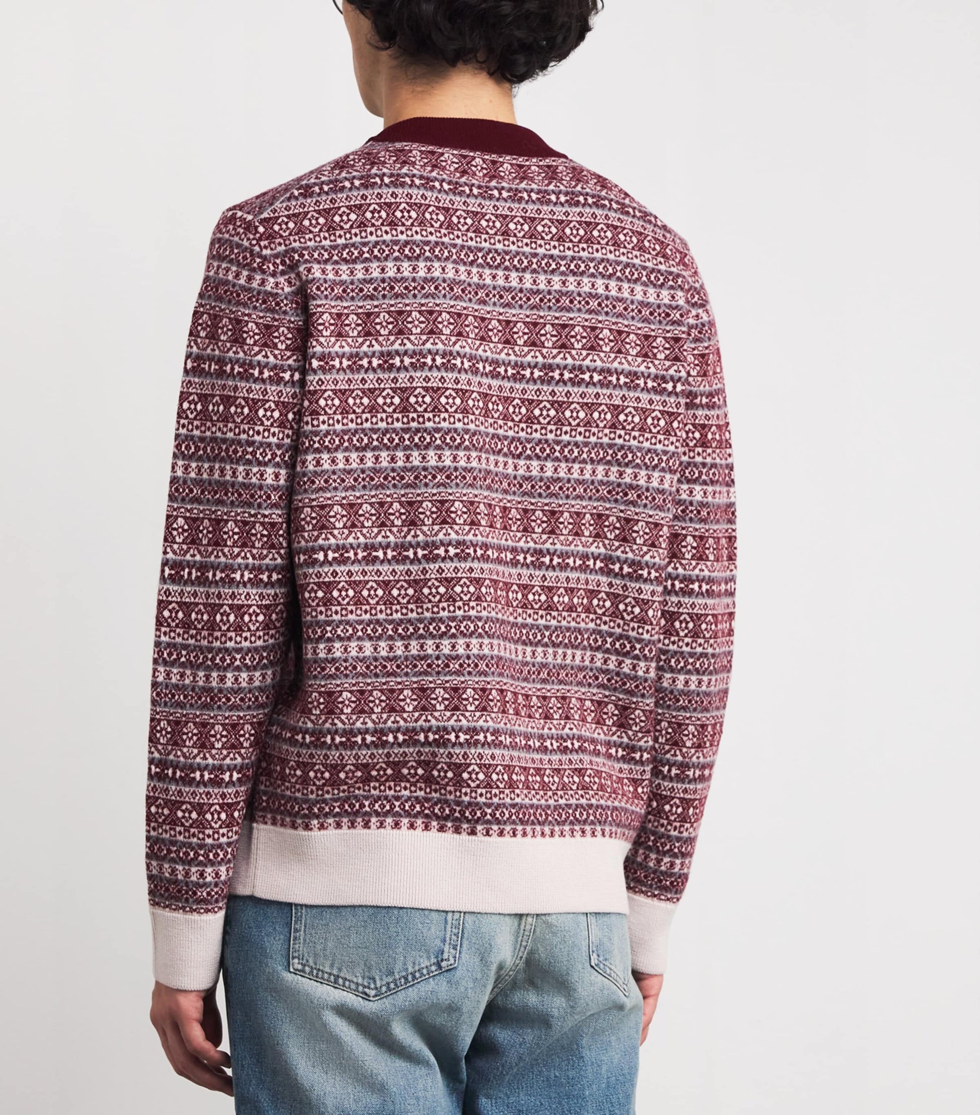 Eleventy Multi Wool Fair Isle Sweater