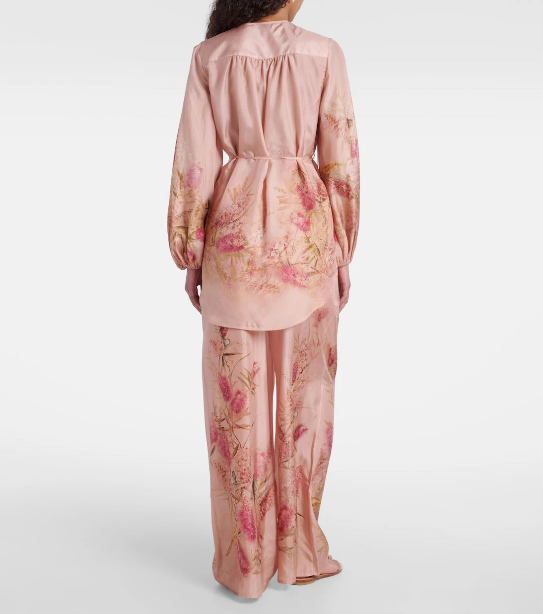 Zimmermann - سترة حريرية بنقشة كاسكاديان الزهرية