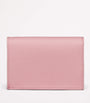 Pink Small Saffiano Leather Wallet