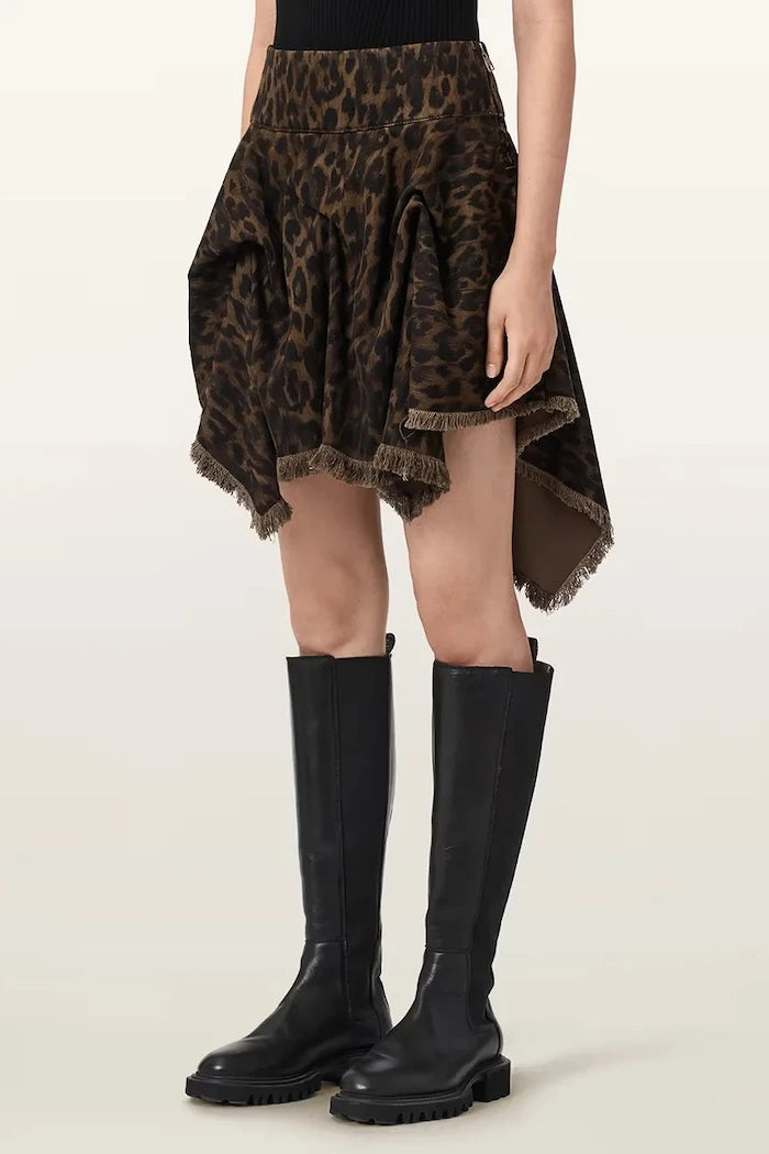 AllSaints асиметрична пола CRISSY