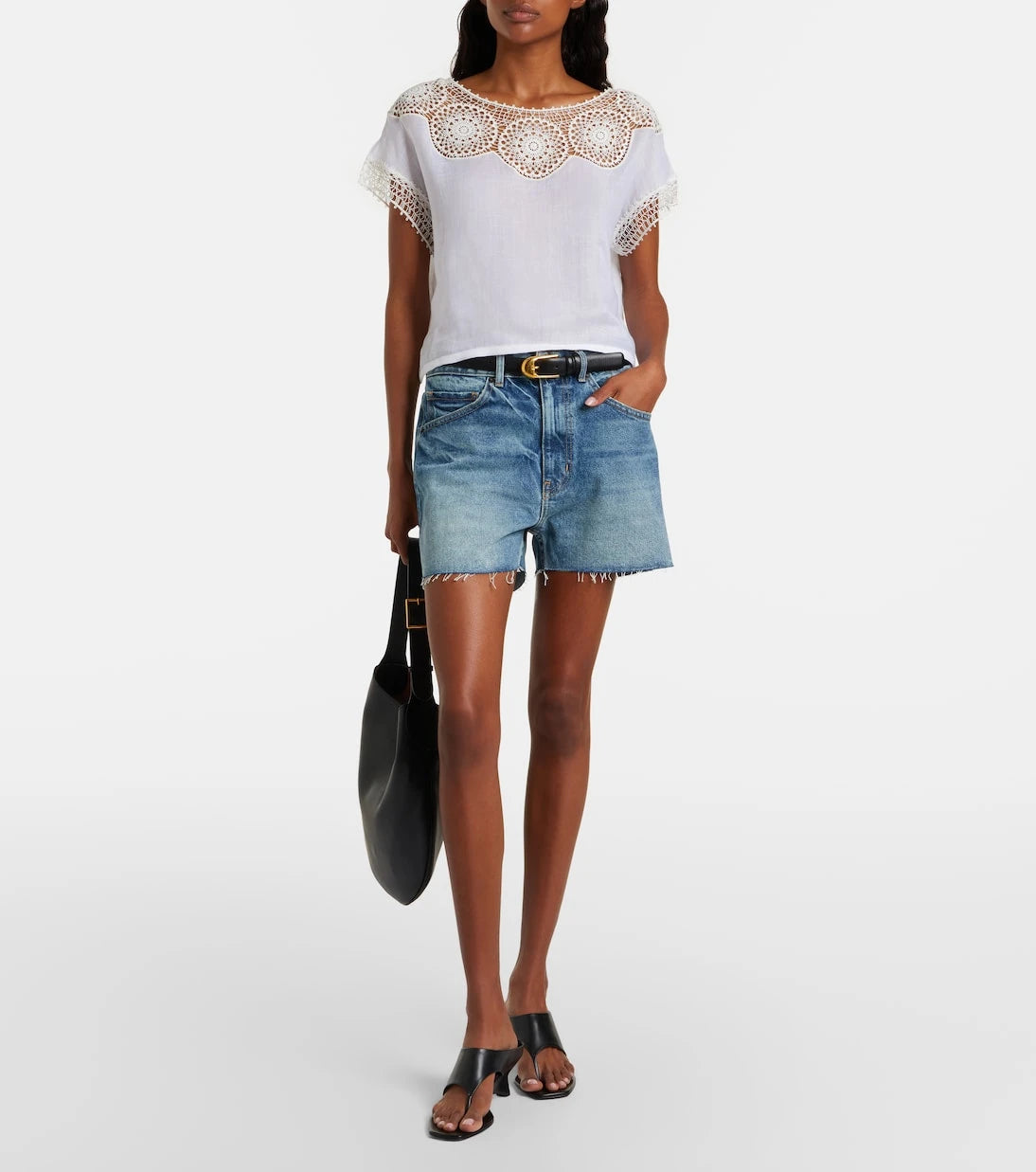 Nili Lotan - Cobain denim shorts