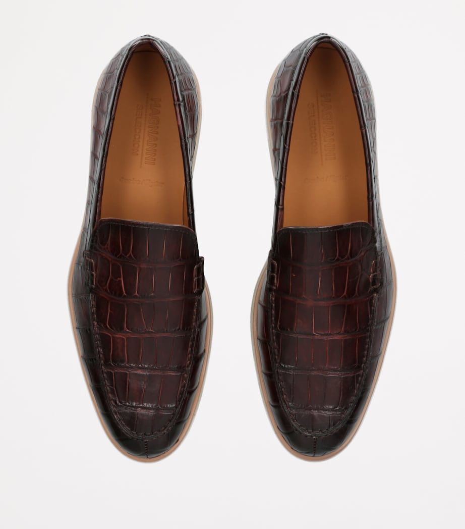 Crocodile Pariaso Low-Top Loafers