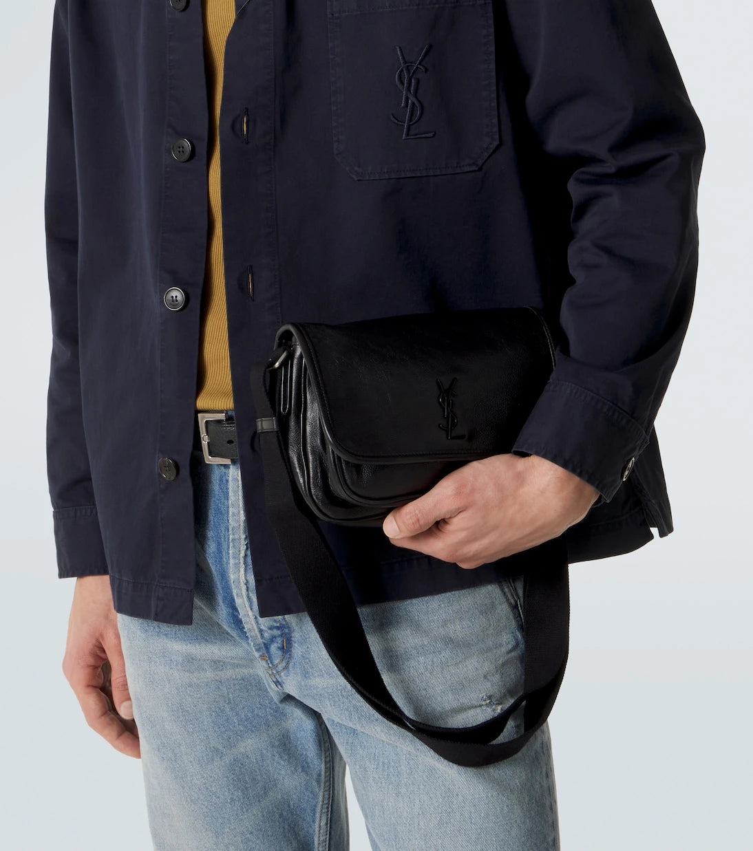 Saint Laurent - Niki Small leather messenger bag