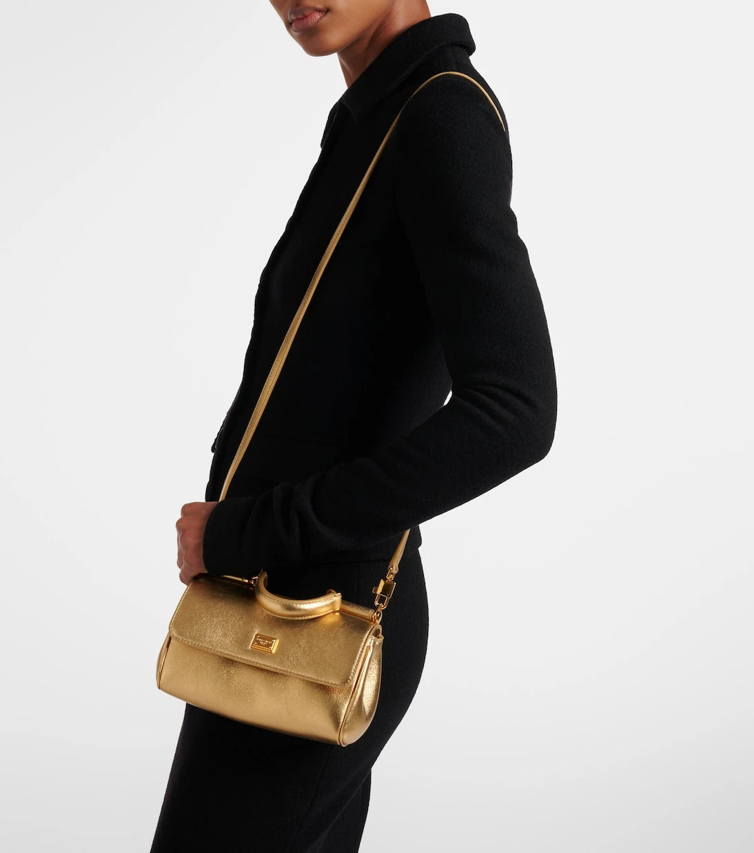 Dolce&Gabbana - My Sicily metallic leather tote bag