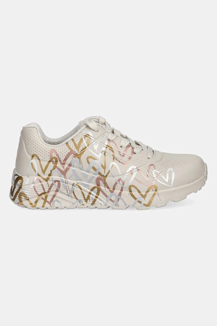 Skechers UNO LITE - METALLIC LOVE