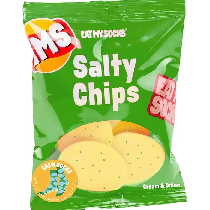 Чорапи Eat My Socks Salty Chips Green