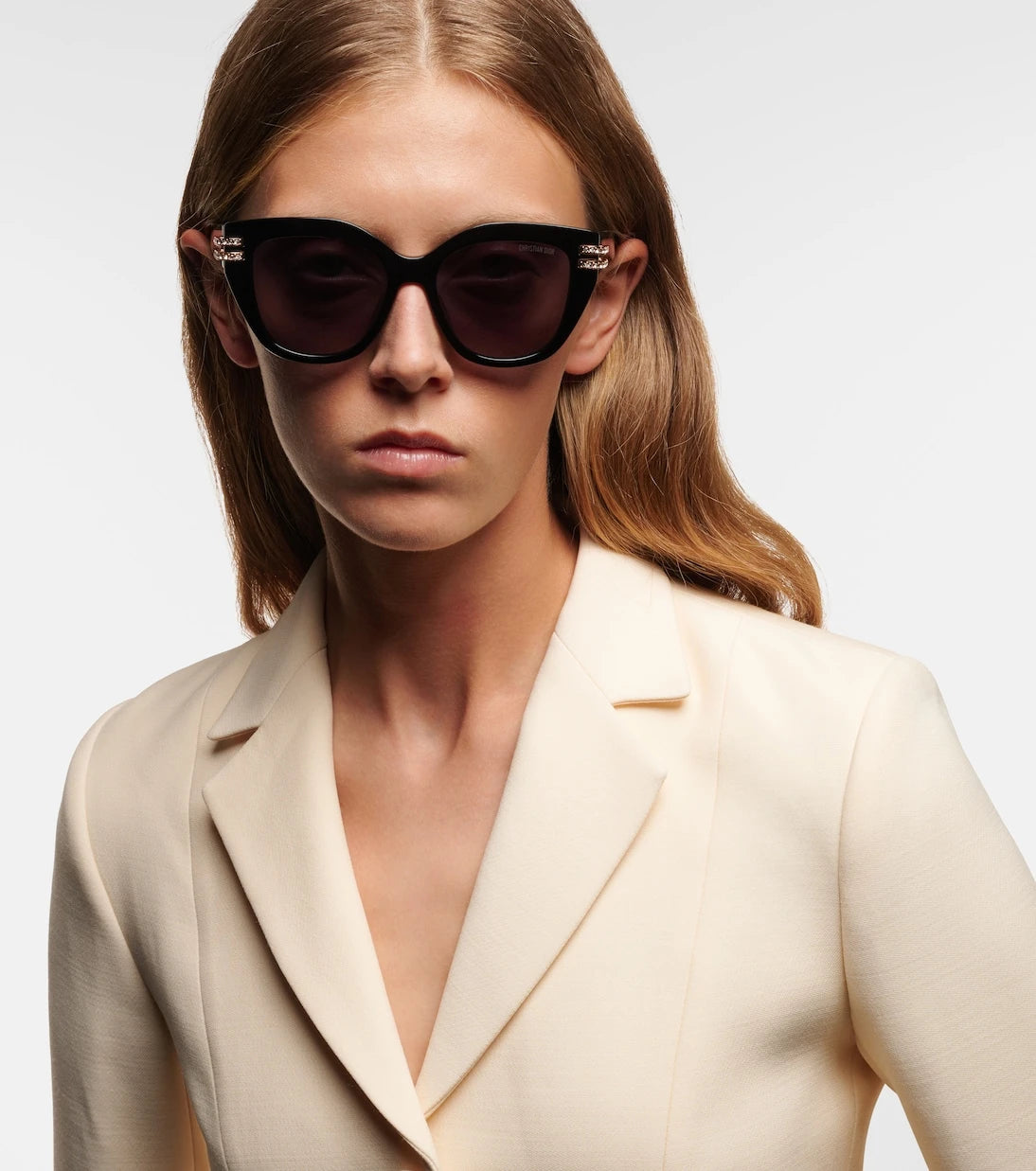 Dior Eyewear - CDior B4I Butterfly embellished sunglasses