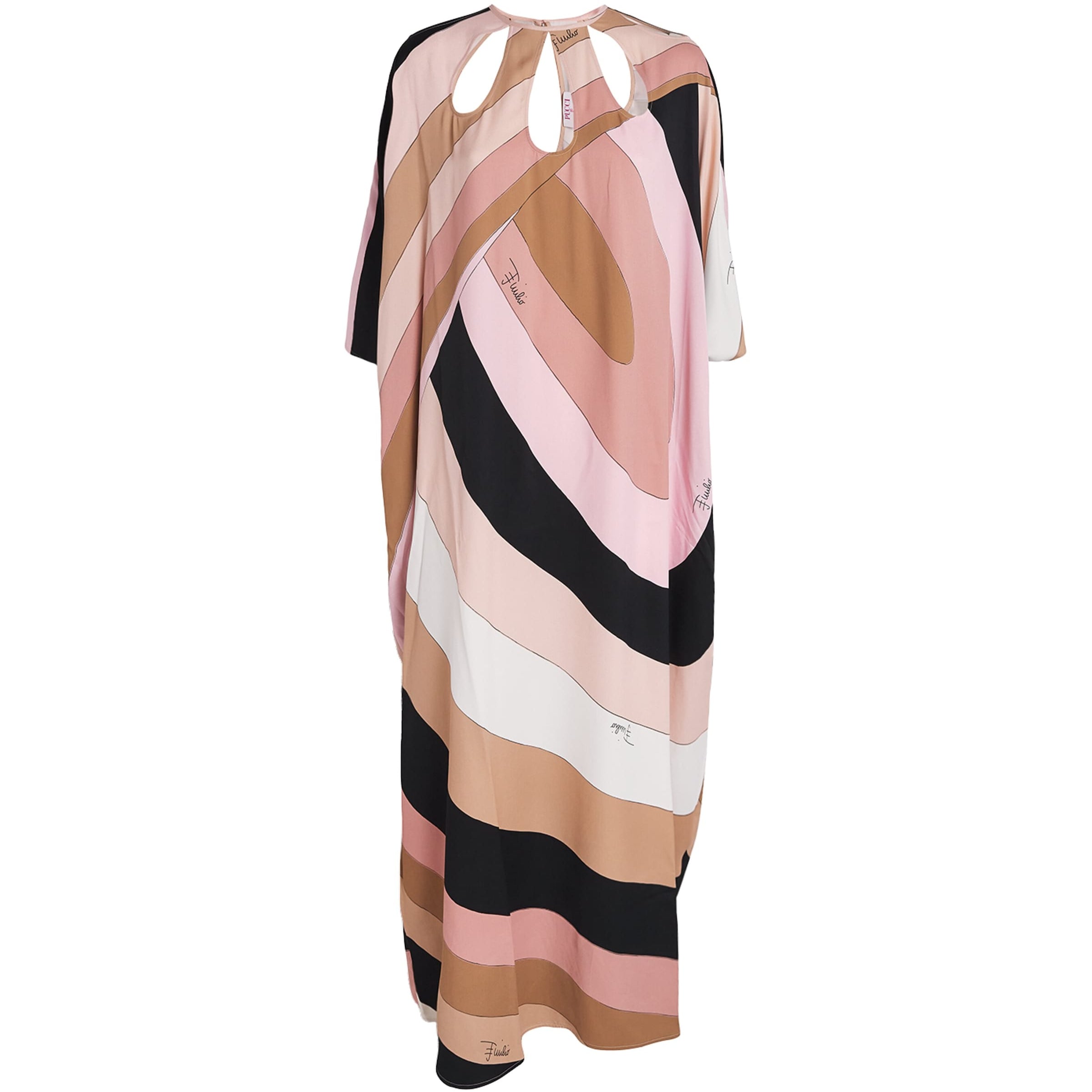PUCCI Multi Iride Print Maxi Kaftan