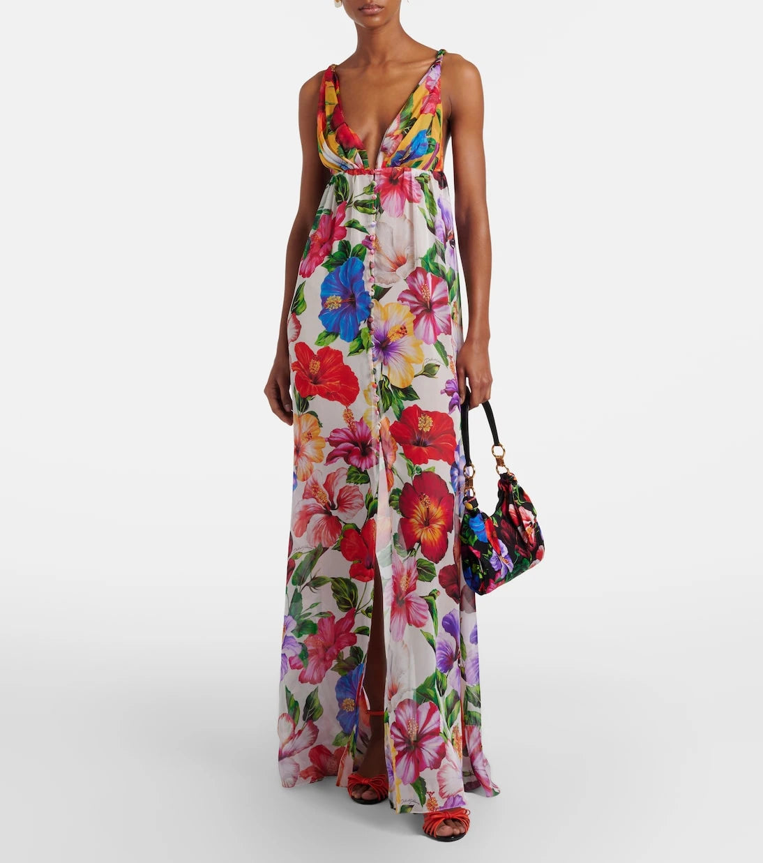 Dolce&Gabbana - Floral silk chiffon top