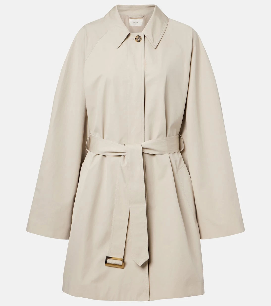 The Row - Amaya belted cotton car coat