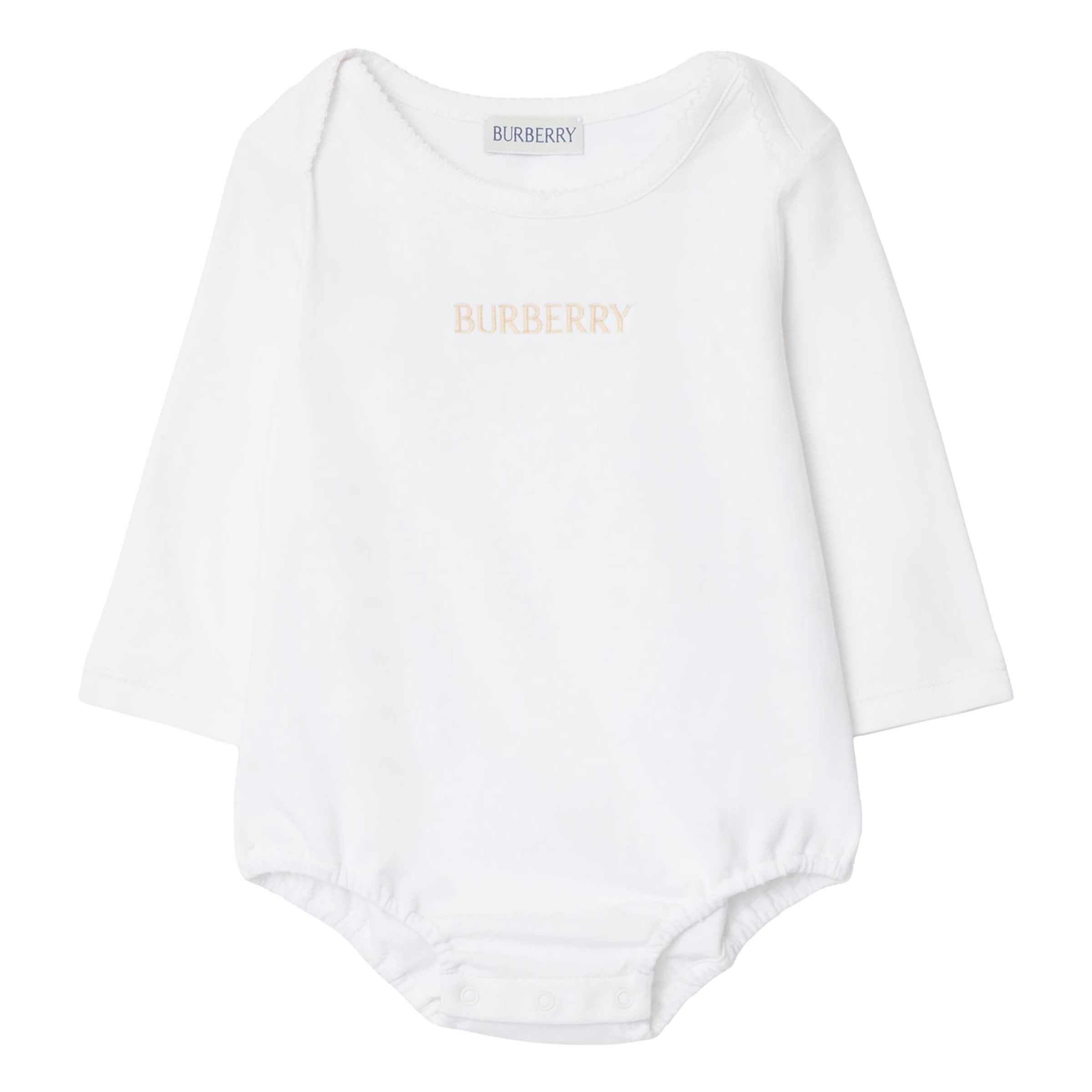 Burberry Kids Stretch-Cotton Bodysuit, Dress and Hat Set (1-18 Months)