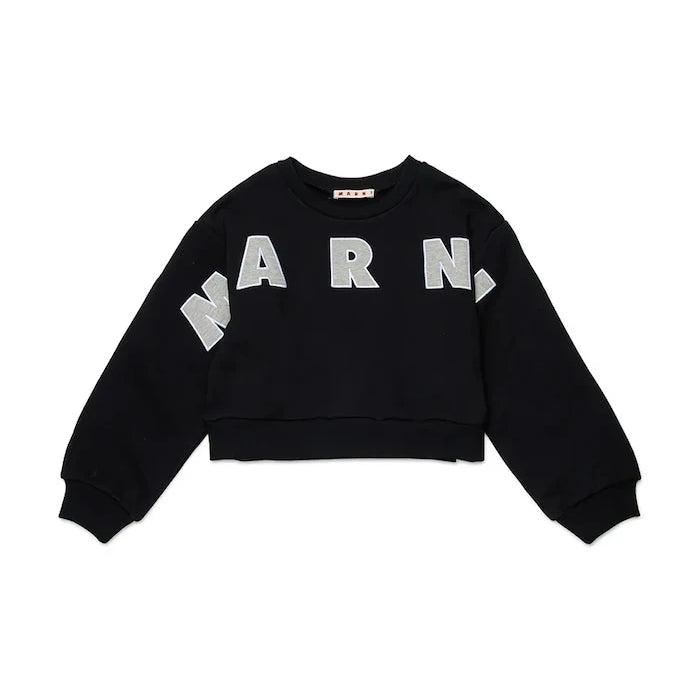 Детски памучен суичър Marni MS220F SWEAT-SHIRT