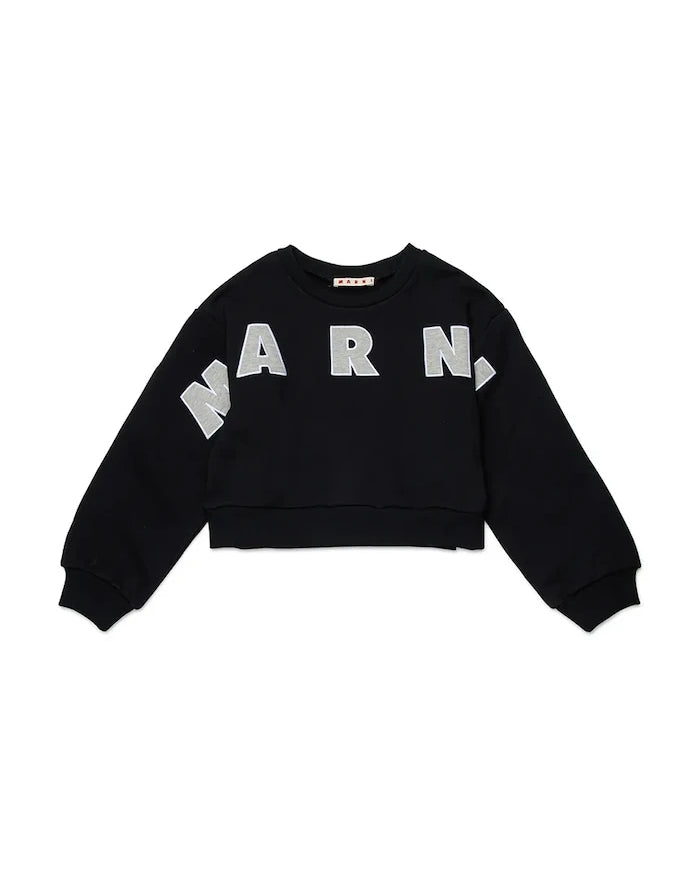 Детски памучен суичър Marni MS220F SWEAT-SHIRT