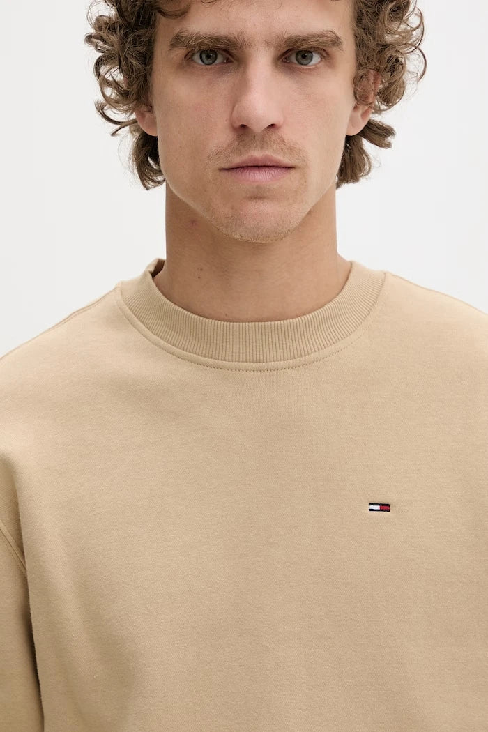 Tommy Jeans erkek pamuklu sweatshirt