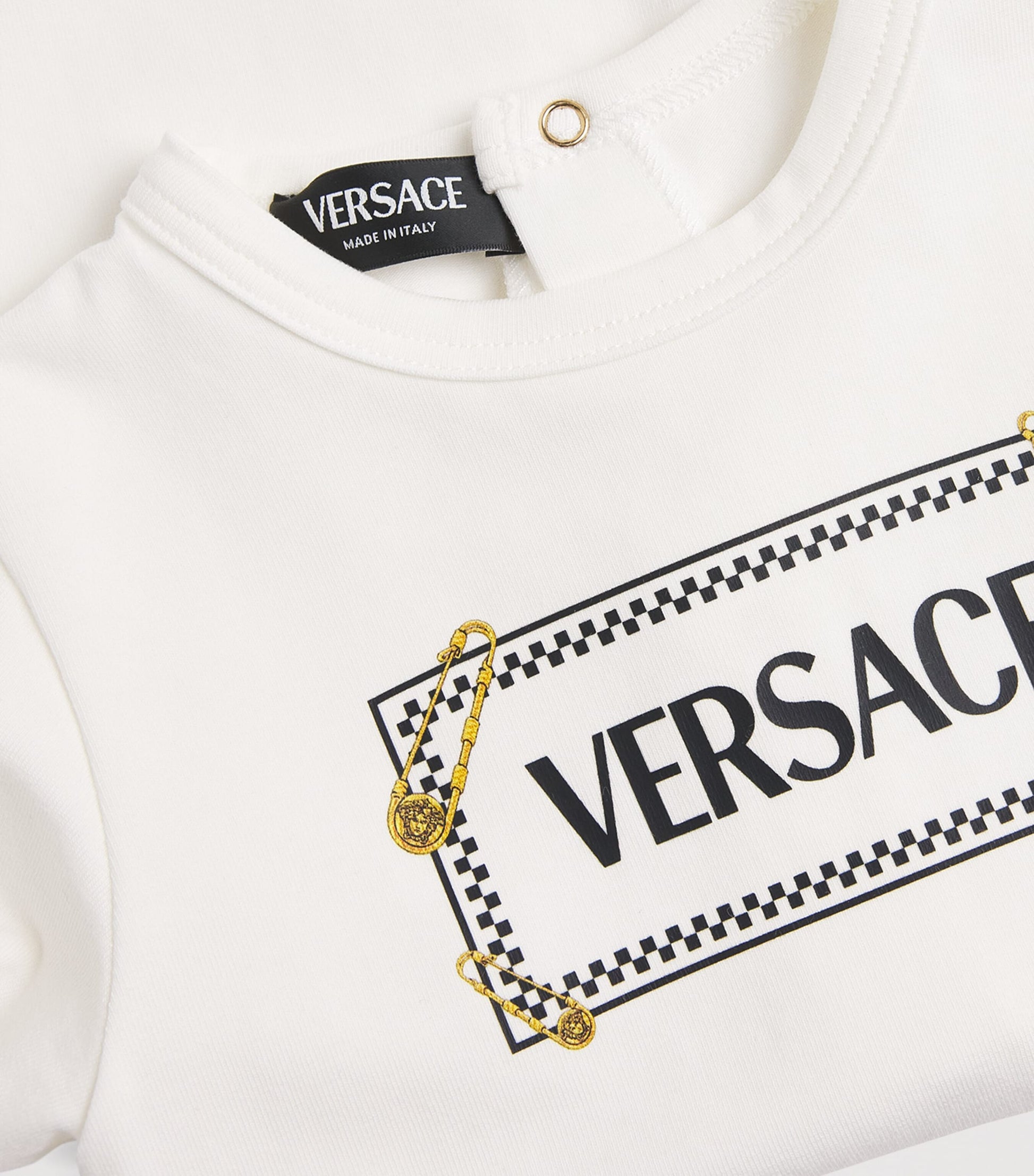 Versace Kids Cotton-Blend Logo All-In-One (1-18 Months)