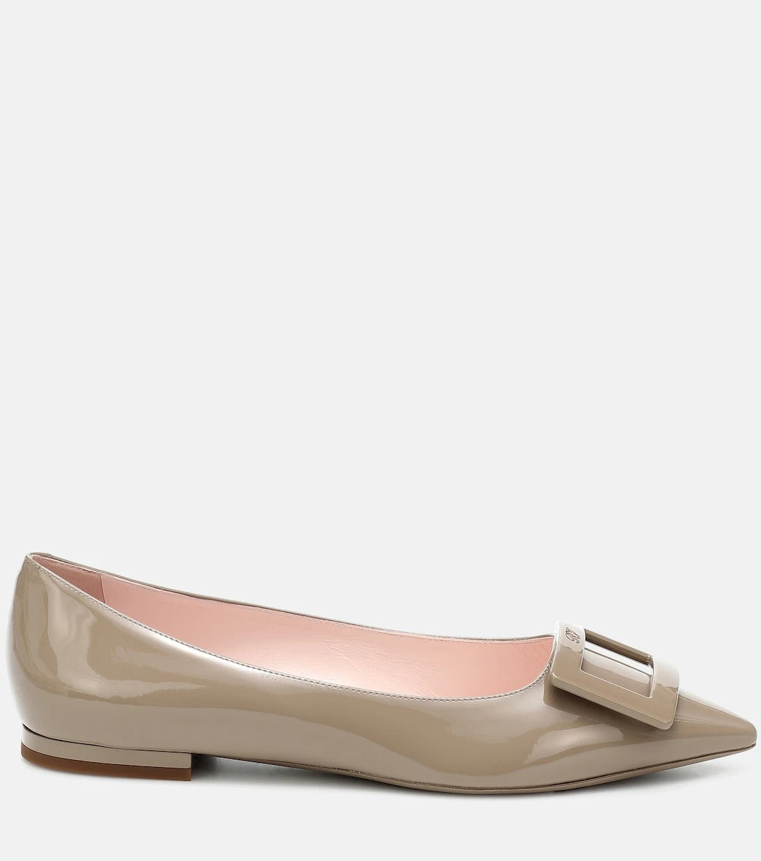 Roger Vivier - حذاء باليه مسطح Gommettine Ball من الجلد