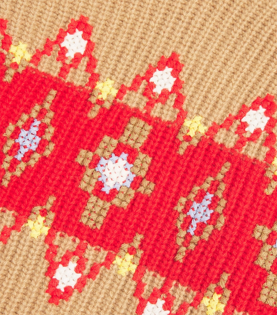 Wool Cross-Stitch Sweater (4-12 Years)