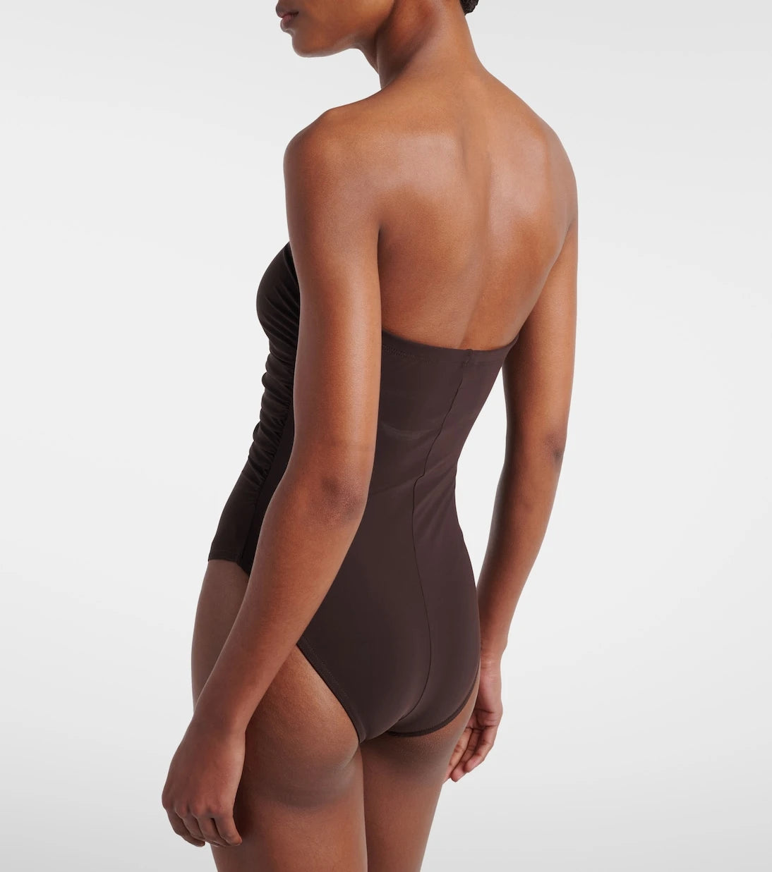 Karla Colletto - Maya embellished bandeau swimsuit