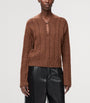 LOEWE Brown Wool Cable-Knit Sweater