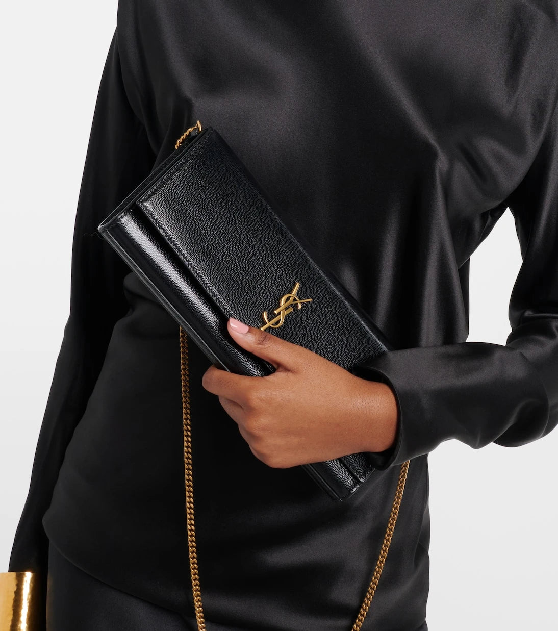 Saint Laurent - Kate leather clutch