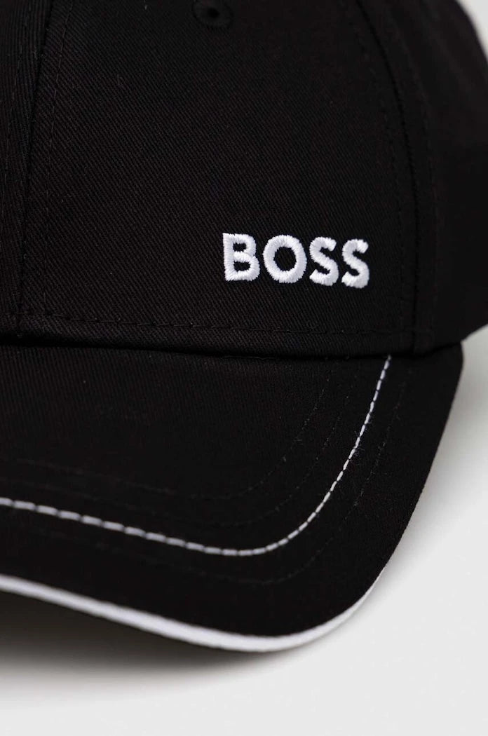 Памучна шапка с козирка BOSS GREEN Cap-1