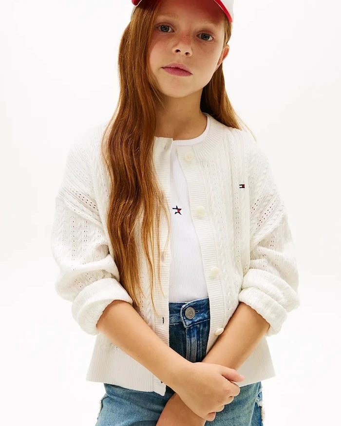 Tommy Hilfiger çocuklar için pamuklu yelek
