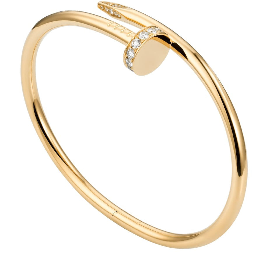 Cartier Yellow Gold and Diamond Juste un Clou Bracelet