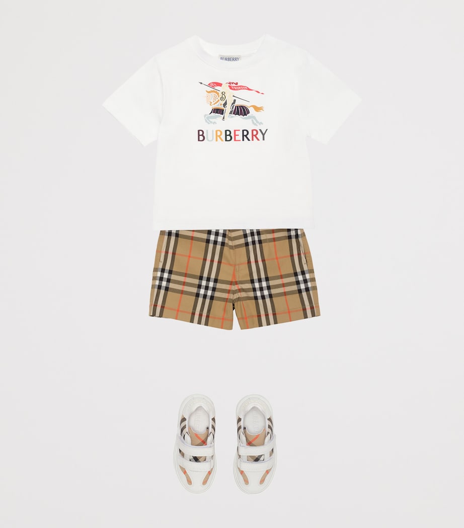 Burberry Kids Cotton EKD T-Shirt (3 Months- 3 Years)